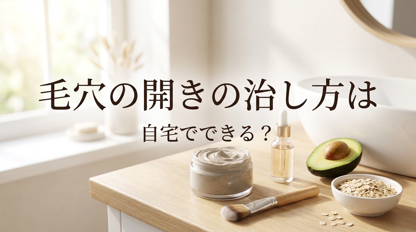 毛穴の開きの治し方は自宅でできる?