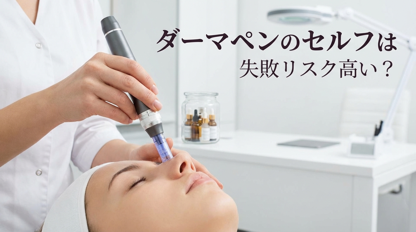 ダーマペンのセルフは失敗リスク高い?