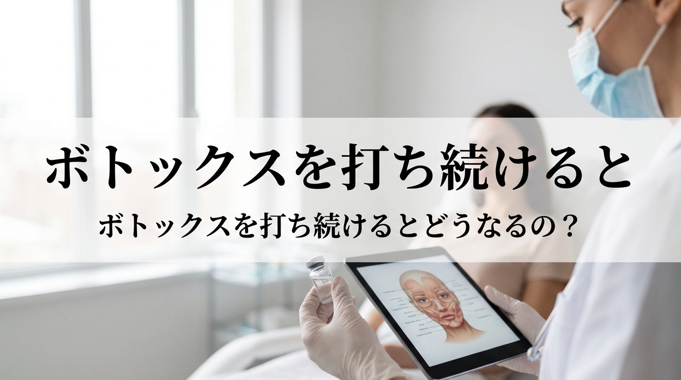 ボトックスを打ち続けるとどうなるの?