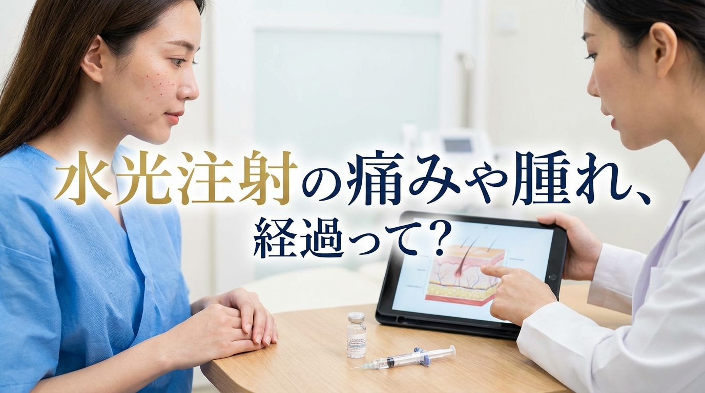 水光注射の痛みや腫れ、経過って?