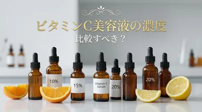 ビタミンC美容液の濃度を比較すべき？
