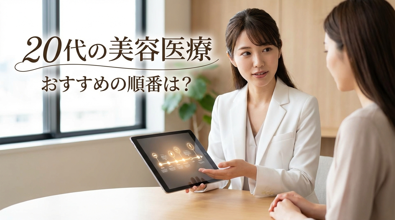 20代の美容医療、おすすめの順番は？