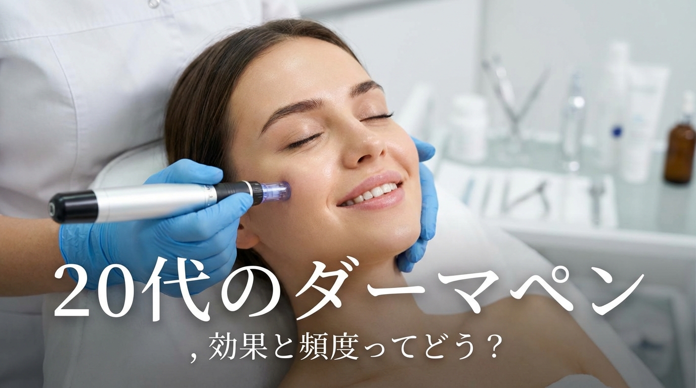 20代のダーマペン、効果と頻度ってどう?
