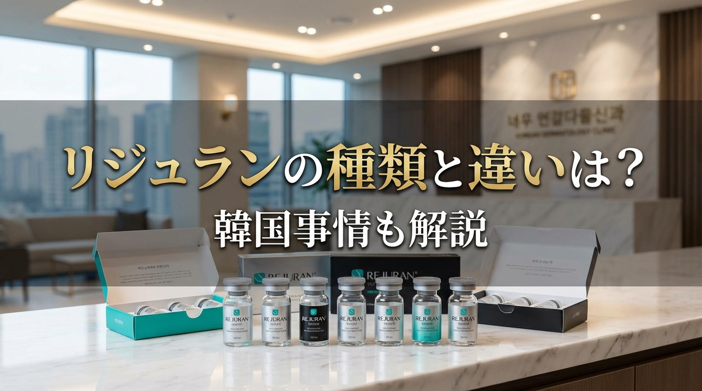 リジュランの種類と違いは?韓国事情も解説