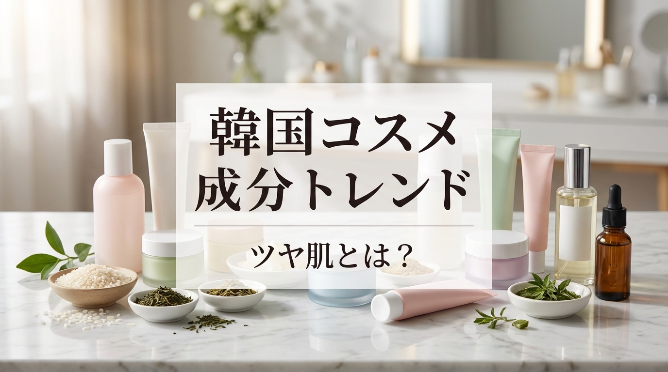 韓国 コスメ 成分 トレンド ツヤ肌とは？