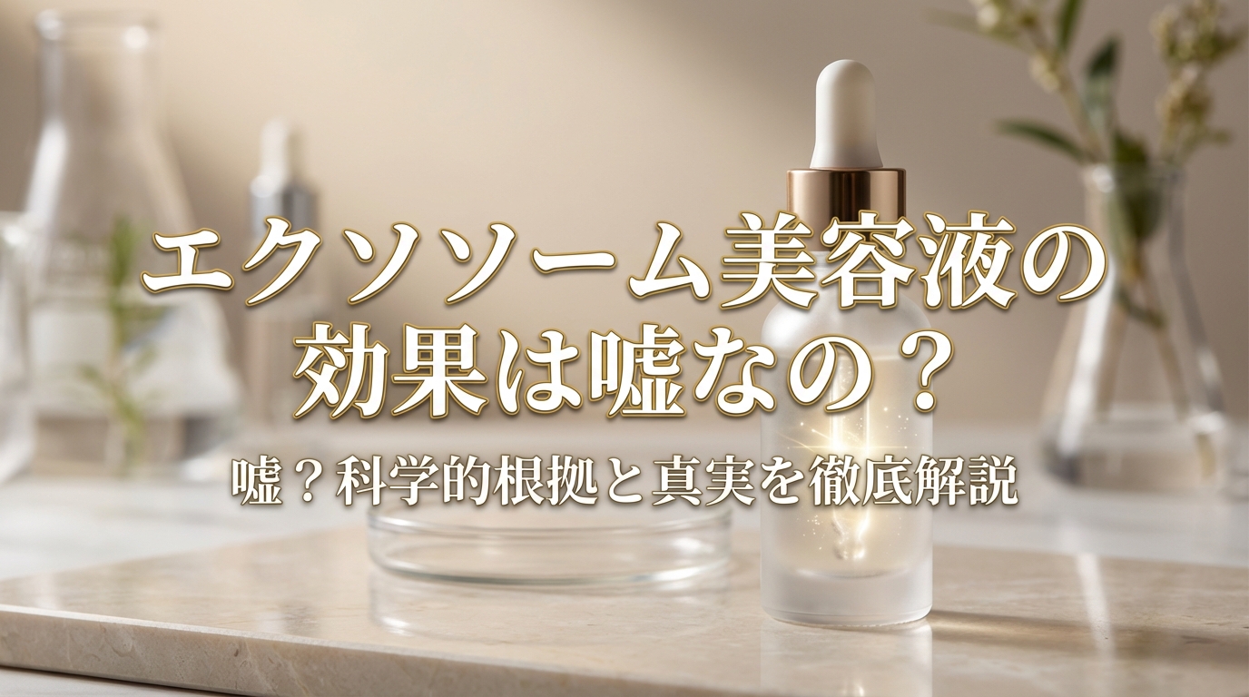 エクソソーム美容液の効果は嘘なの？