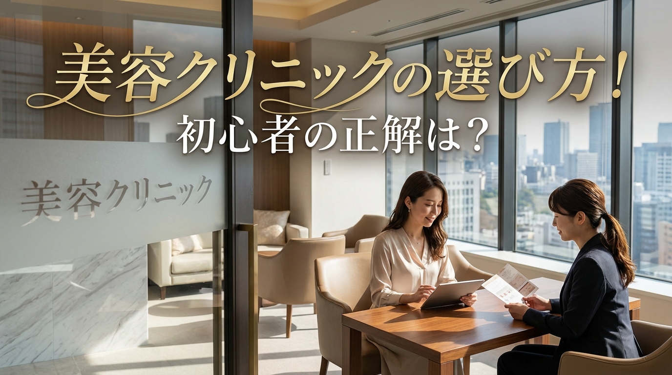 美容クリニックの選び方!初心者の正解は?