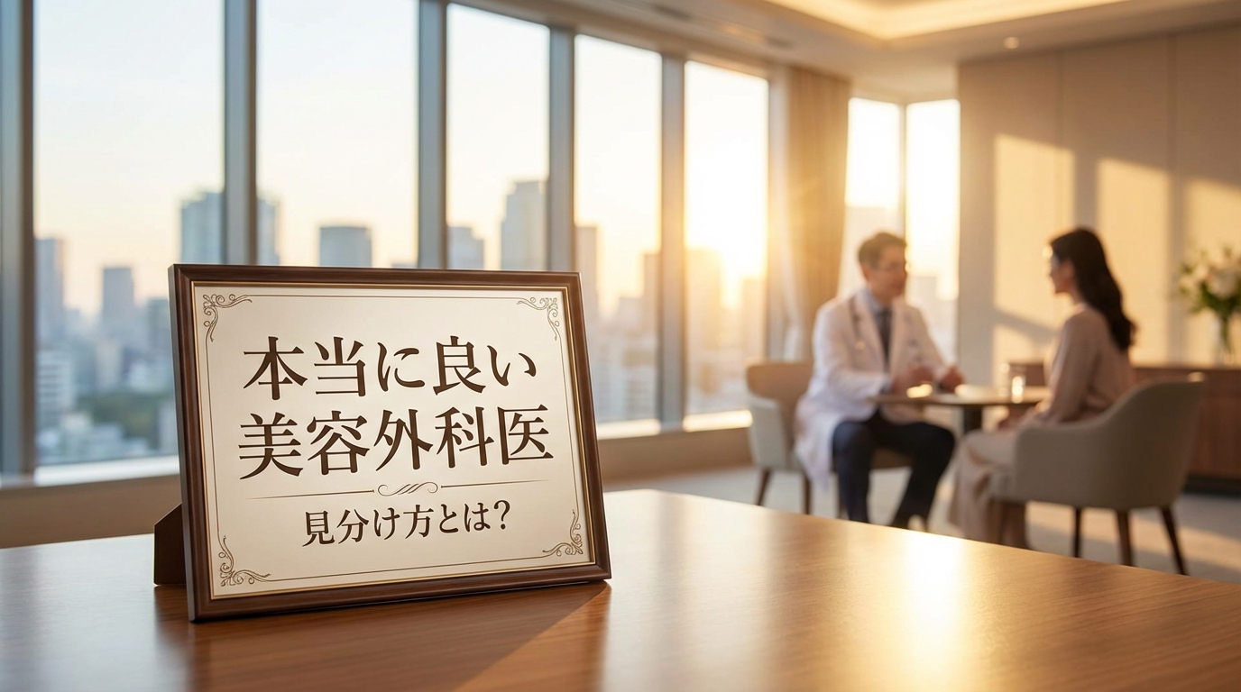 本当に良い 美容外科医 見分け方とは?