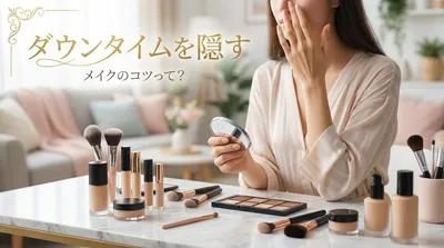 ダウンタイムを隠すメイクのコツって？