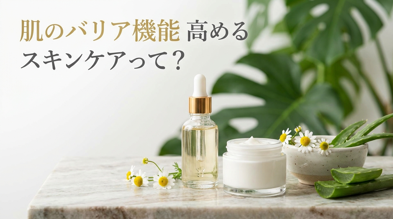 肌のバリア機能 高める スキンケアって?