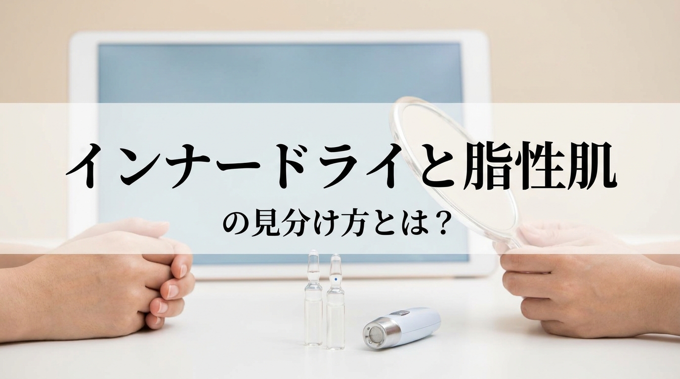 インナードライと脂性肌の見分け方とは?