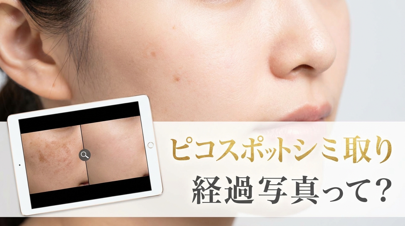ピコスポット シミ取り 経過 写真って?