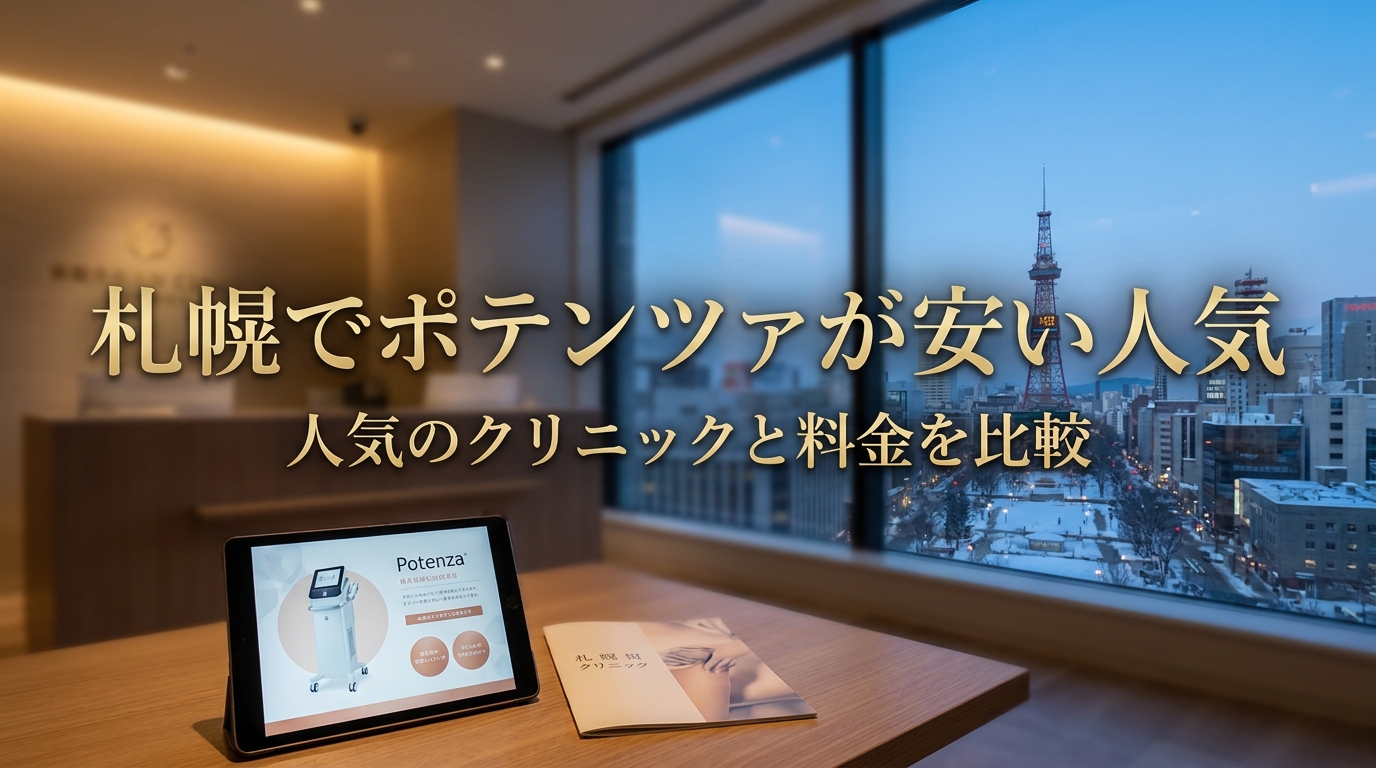札幌でポテンツァが安い人気の理由は?