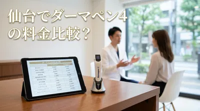 仙台でダーマペン4の料金比較？