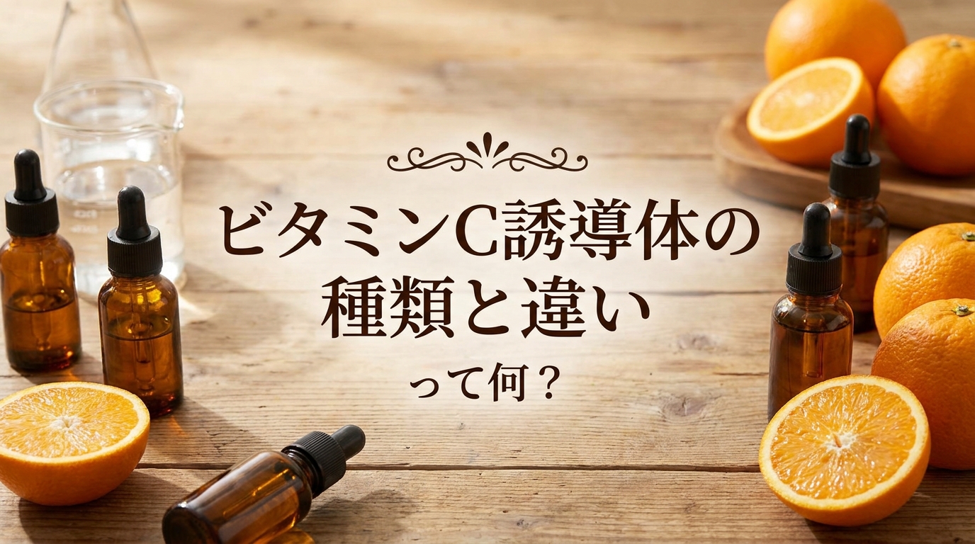 ビタミンC誘導体の種類と違いって何？
