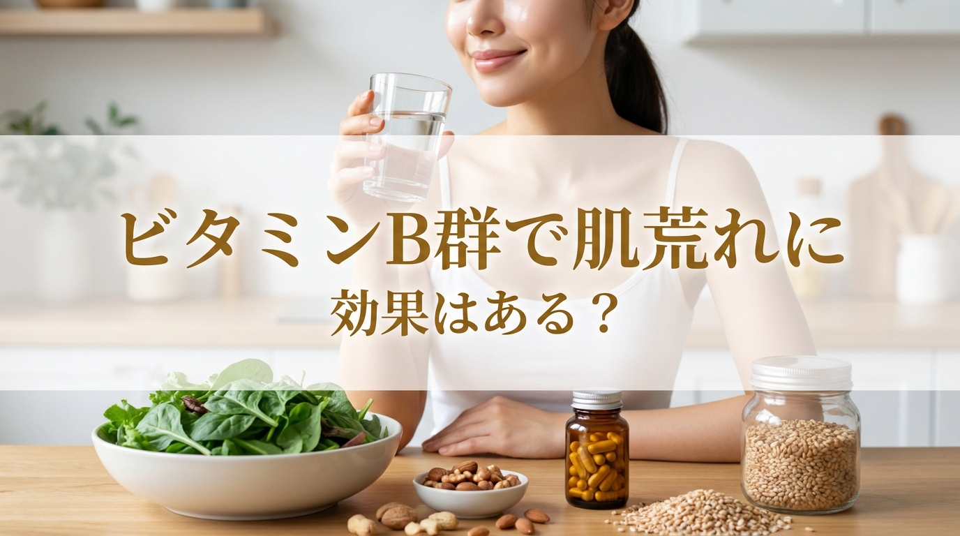 ビタミンB群で肌荒れに効果はある?