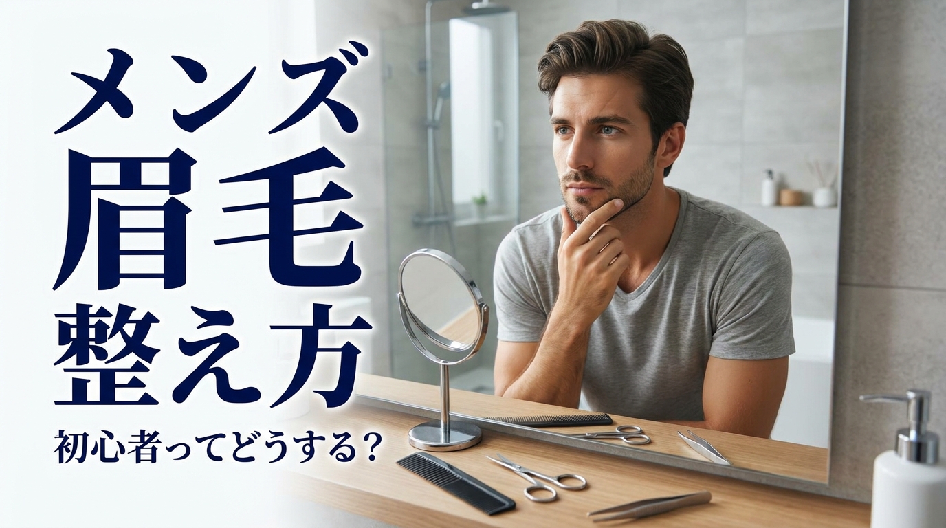 メンズ 眉毛 整え方 初心者ってどうする？