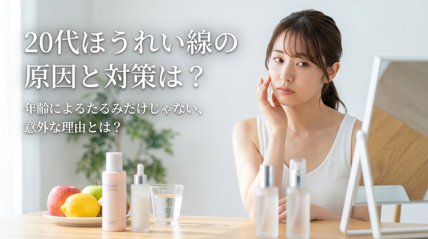 20代ほうれい線の原因と対策は？