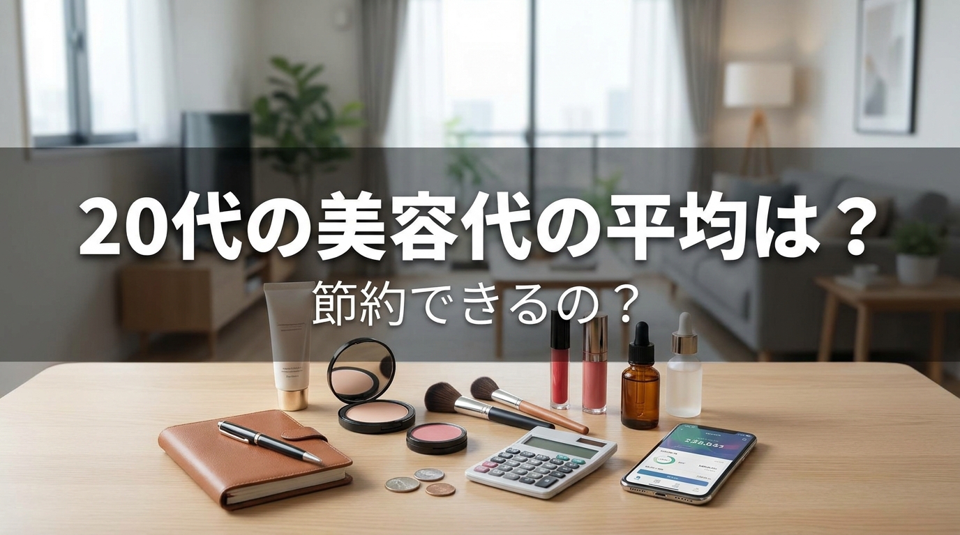20代の美容代の平均は?節約できるの?