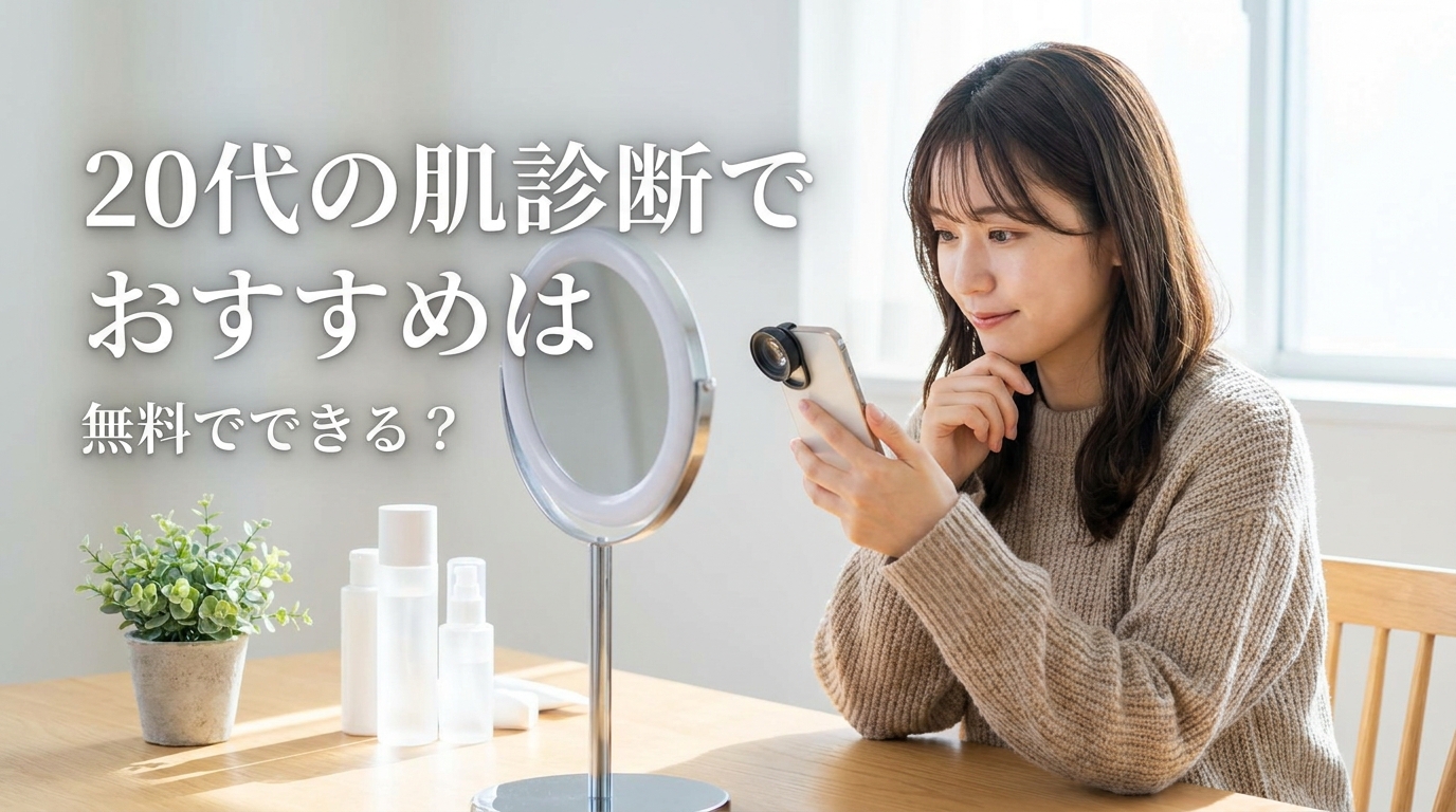 20代の肌診断でおすすめは無料でできる？