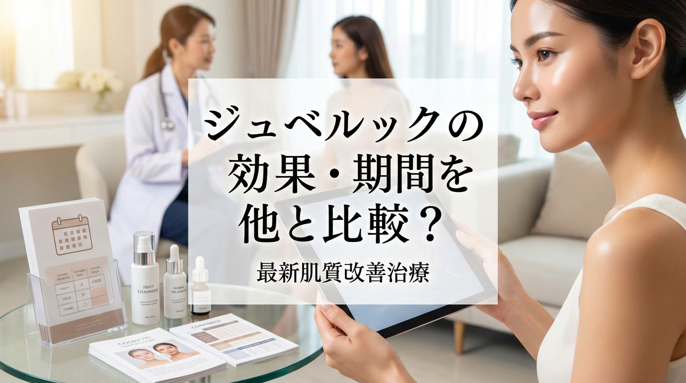 ジュベルックの効果・期間を他と比較？