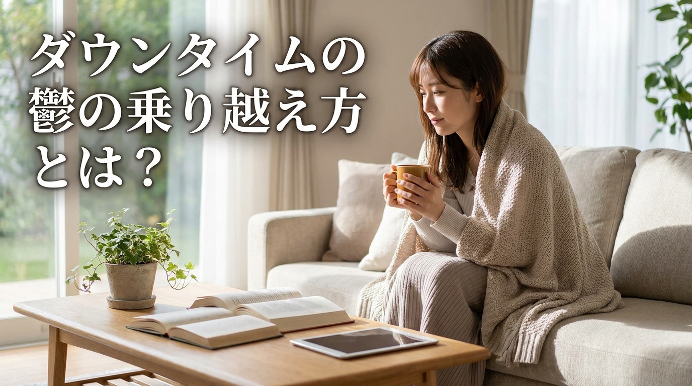 ダウンタイムの鬱の乗り越え方とは？