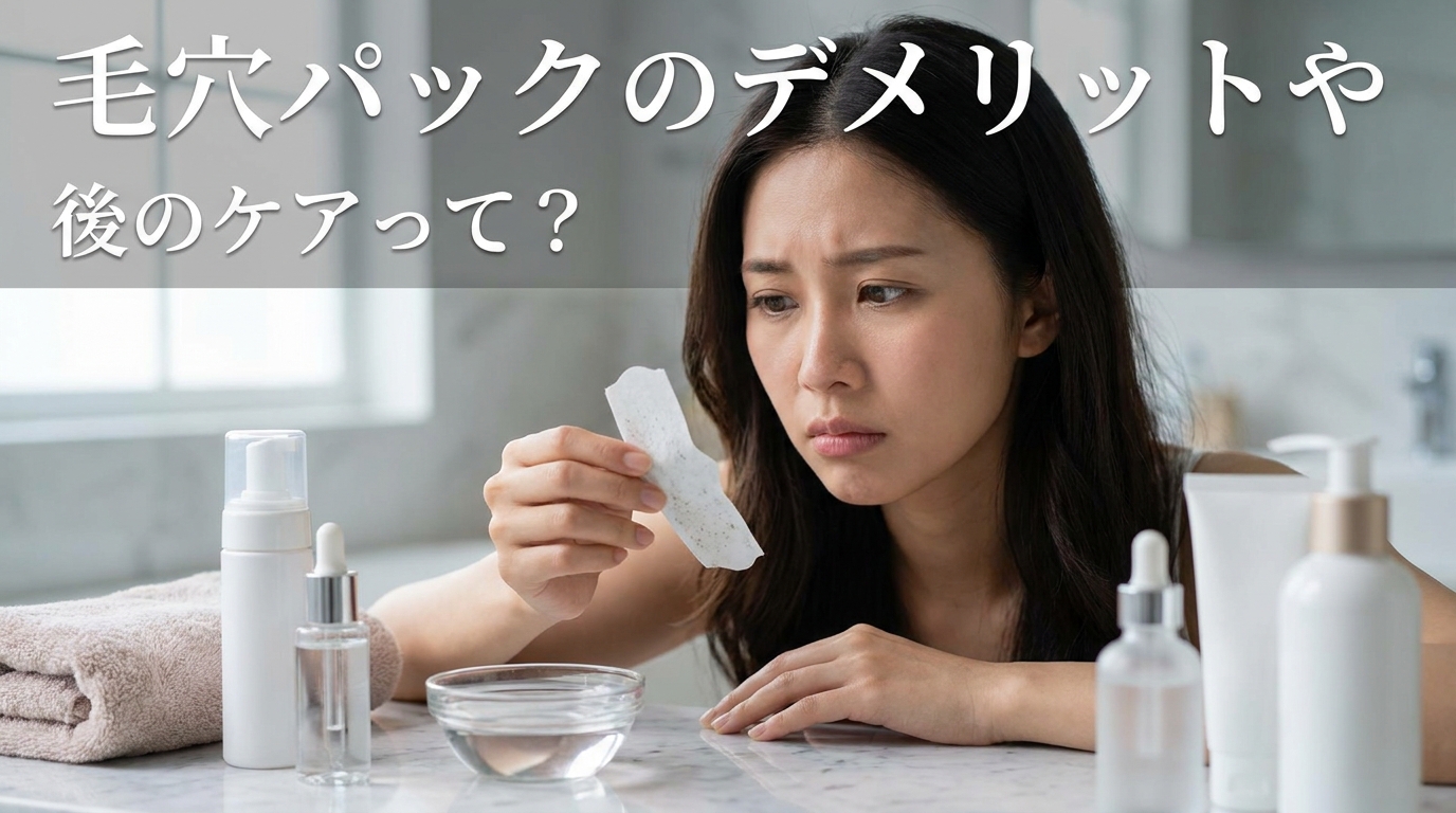 毛穴パックのデメリットや後のケアって?