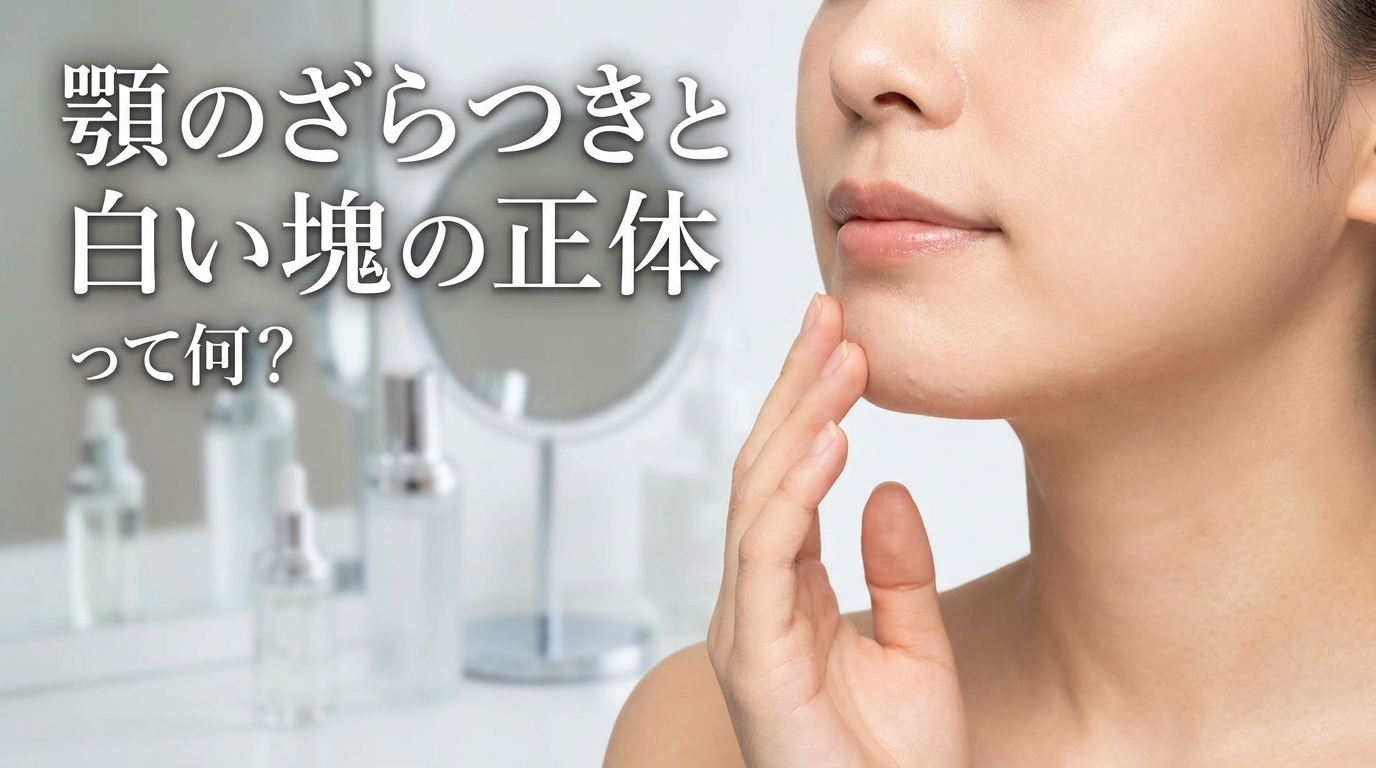 顎のざらつきと白い塊の正体って何？