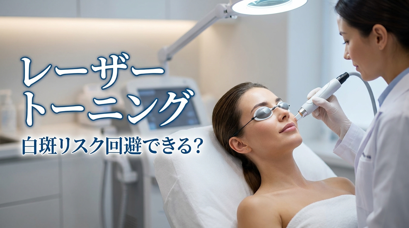 レーザートーニング白斑リスク回避できる?