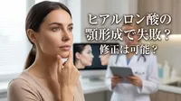 ヒアルロン酸の顎形成で失敗？修正は可能？