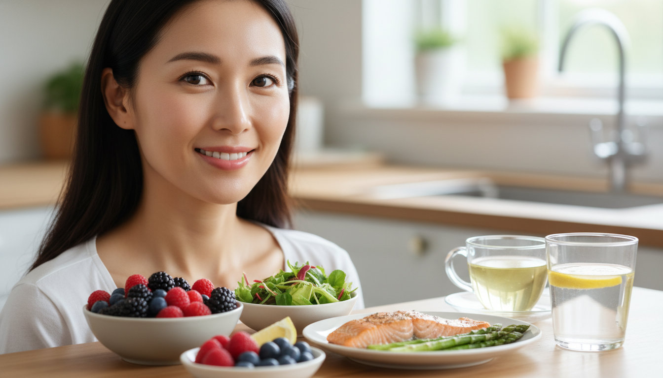 肌の黄ぐすみやたるみは「糖化」が原因!食事で内側から防げます