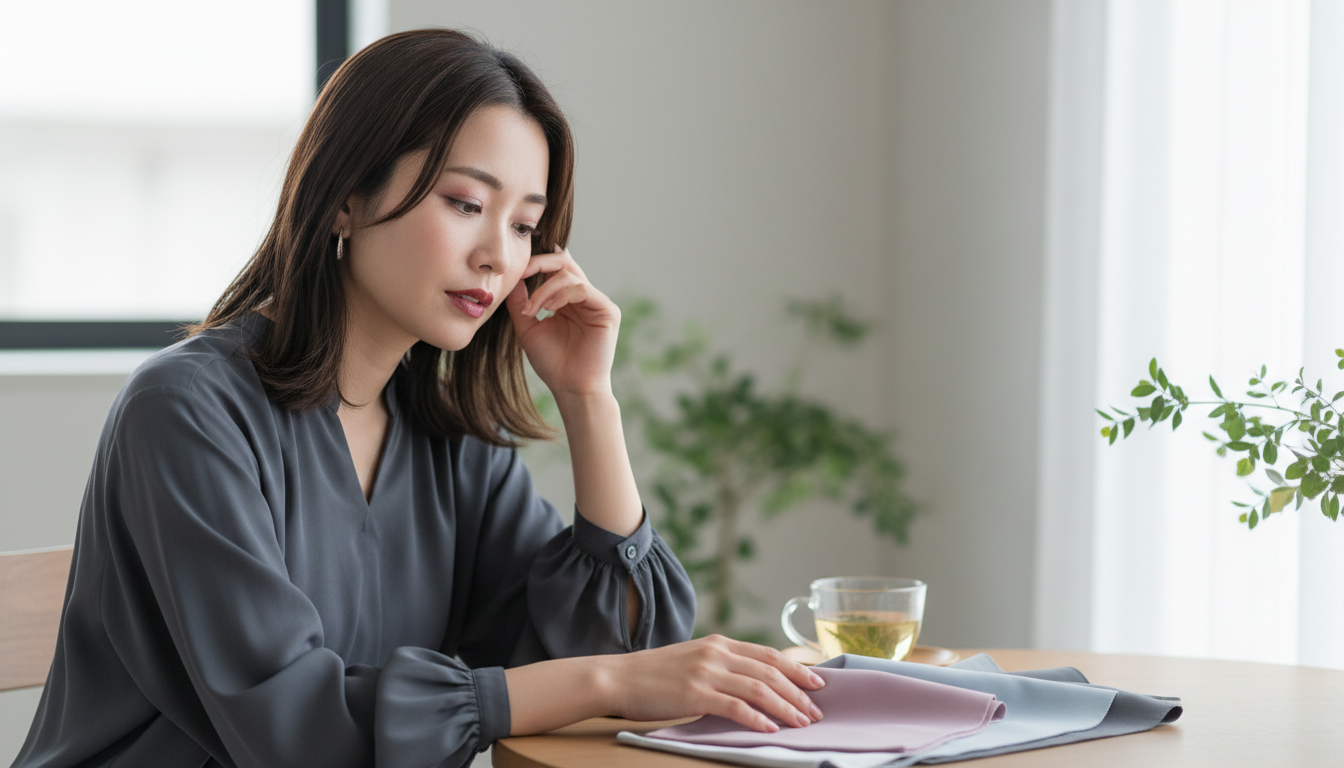 なぜ暗いくすみ色は苦手なの?ブルベ夏さんの特徴を徹底解説