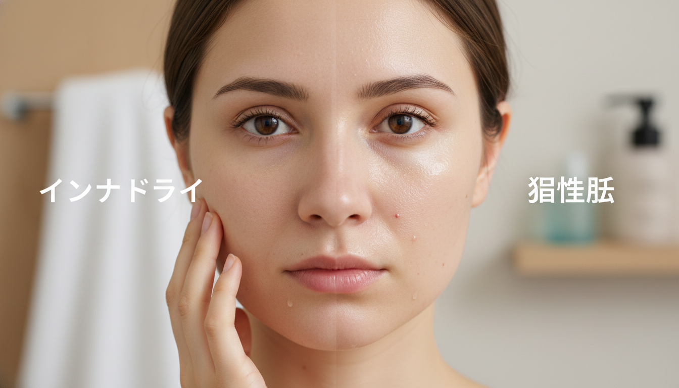 ベタつくのに乾燥する?肌質を見極める決定的な違い